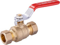 1PC 1/2 Inch Compression Brass Ball Valve, Heavy Duty-VALVE114 by EFIELDPEXTUBING