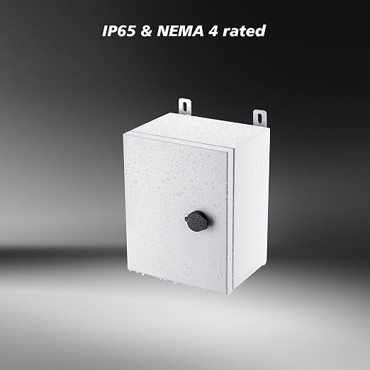 IP65 Weatherproof Metal Box Wall-Mounted Electronic Equipment Enclosure Box - Image 2
