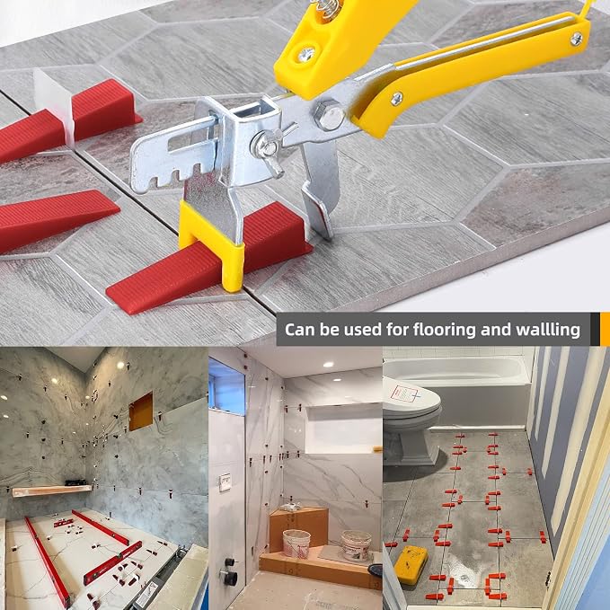 Tile Leveling System 1000-Piece Tile Leveling Spacer Clips and 300-Piece - Image 4