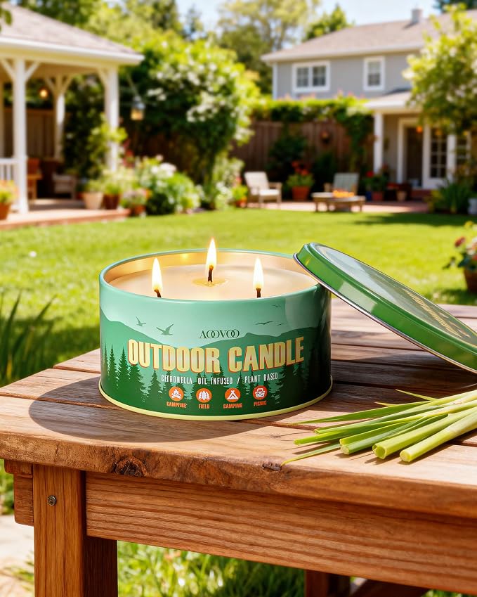 AOOVOO Citronella Candles Outdoor - Image 6