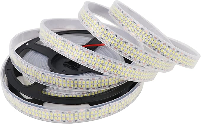 LED Strip Lights Cold White 6500K Double Row 2835 SMD DC 12V IP67 | 16.4ft/5M - Image 4