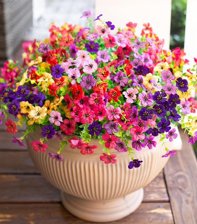 Artificial Flowers for Outdoor Indoor Garden Home Decoration, Faux Flower Daisy - Image 7
