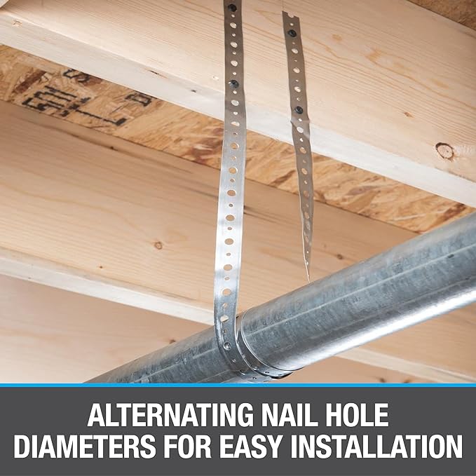 Oatey 33923 28 Ga. Galvanized Hanger Strap, Bagged - Image 3