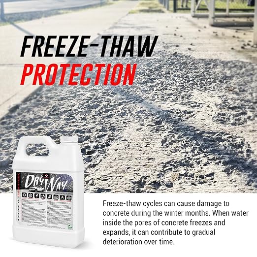 DryWay Silane Siloxane Penetrating Concrete Driveway Sealer, Natural Finish | - Image 4