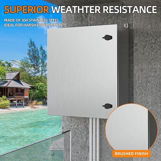 Stainless Steel Enclosure, IP65 Waterproof Electrical Box - Image 3
