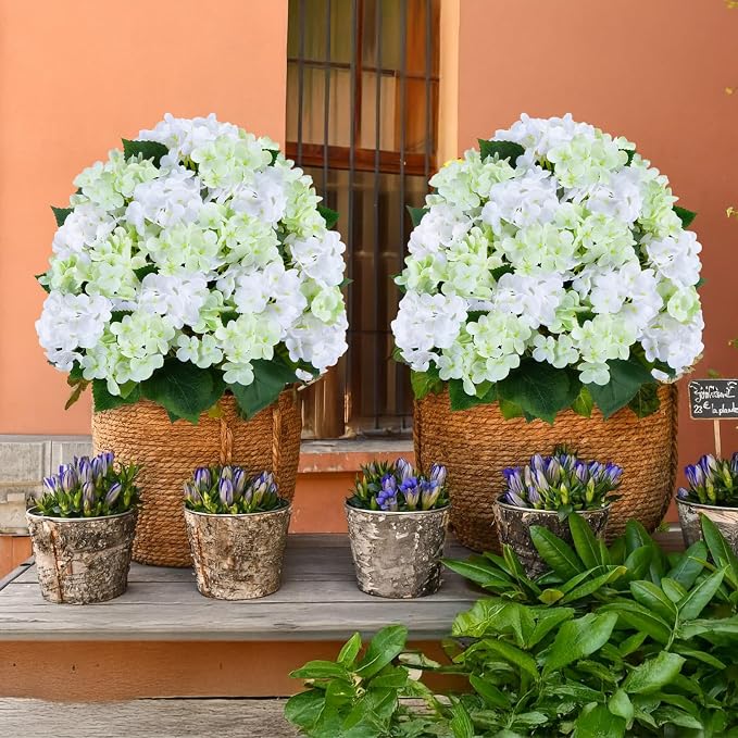 Set of 2 Artificial Hydrangea Tree - Image 8