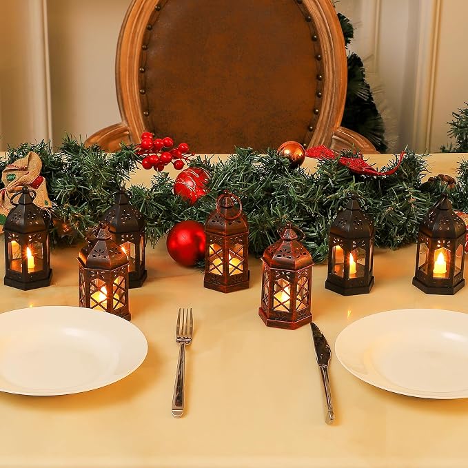 LLQ 8Pack Mini Lantern Decorative - Image 2