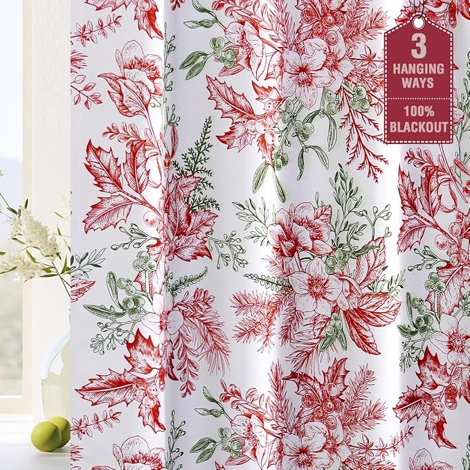 H.VERSAILTEX 100% Blackout Christmas Curtain by HVERSAILTEX