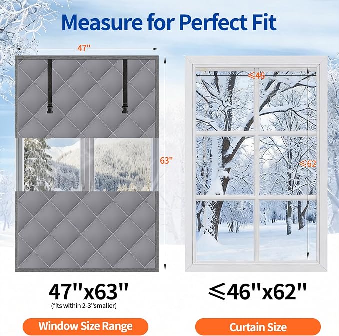 47 x 63 Inch Visible Window Flim Insulation - Image 2