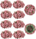 BLOSMON Artificial Flower Balls Wedding Centerpieces, 15.7" Dia | Large Dusty by Blosmon