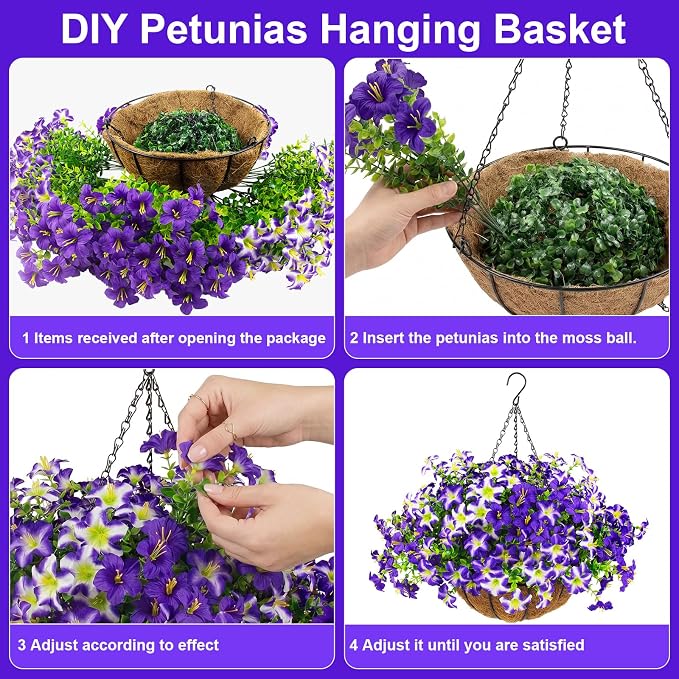 2 Set Artificial Petunias Flowers - Image 9