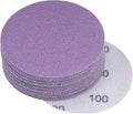 uxcell 20Pcs 3-Inch Purple Sanding Discs 100 Grits Hook and Loop Professional by uxcell