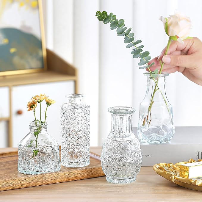 Glass Bud Vase 15 Pcs for Centerpieces Wedding, Home Decor, Bud Vases in Bulk - Image 4