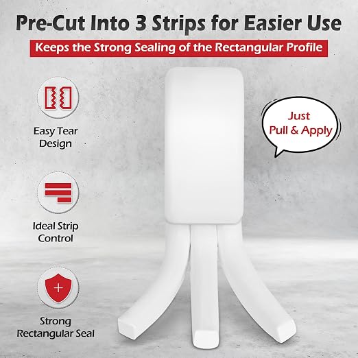 1 Pack Moldable Silicone Putty White Pre-Cut Strips | 1.5 ft x 1 in Non - Image 8