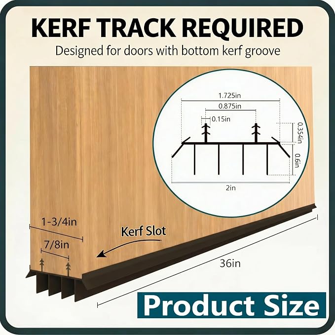 36 Inch Exterior Door Sweep - Image 3