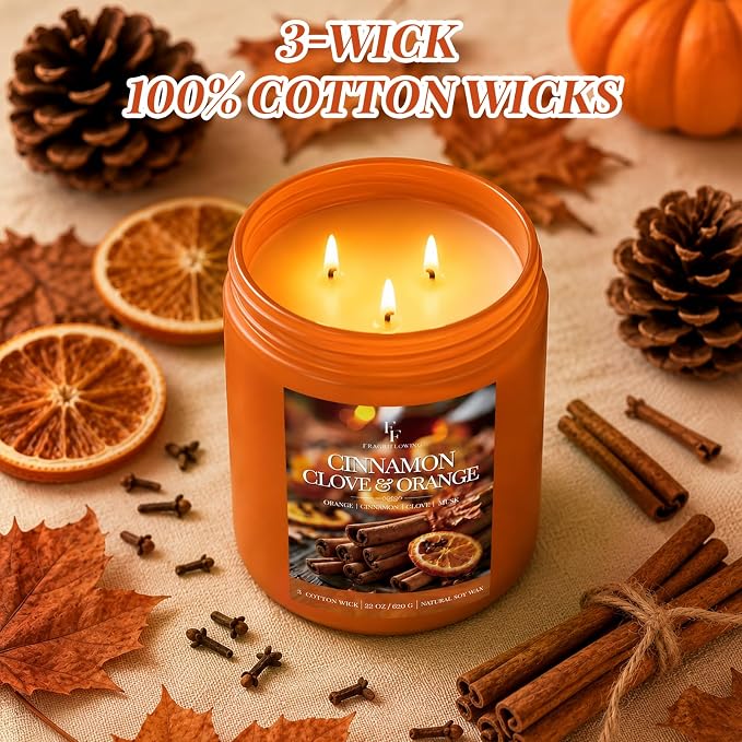 FF FRAGRFLOWING Large Fall Candle - Image 4