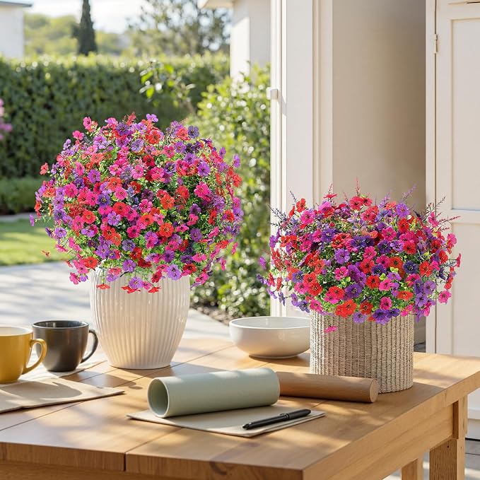 SHareconn 24 Bundles Artificial Flowers - Image 7