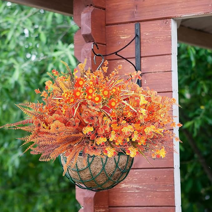 20 Bundle 10 Style Artificial Fall Flowers Plants - Image 4