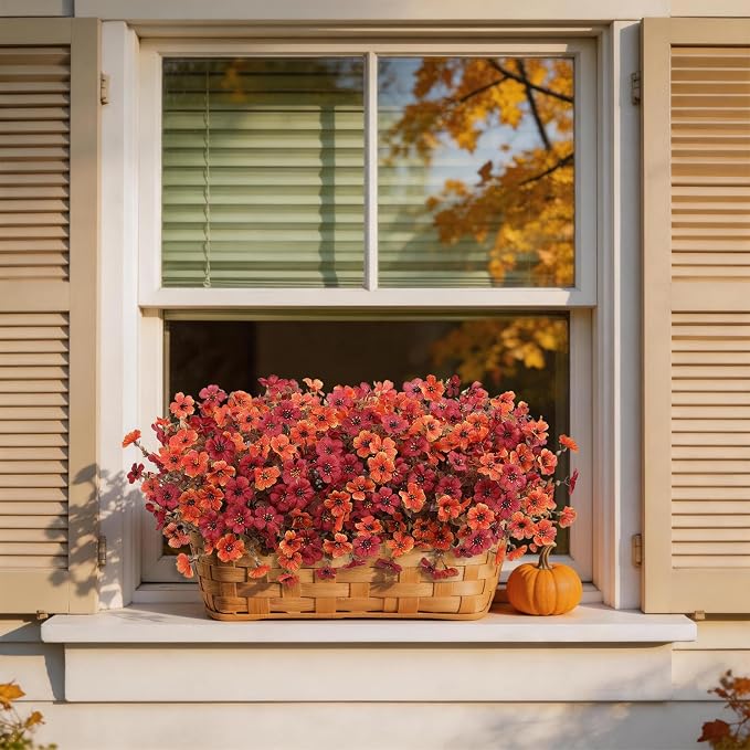 Artificial Fake Fall Plants Flowers - Image 5