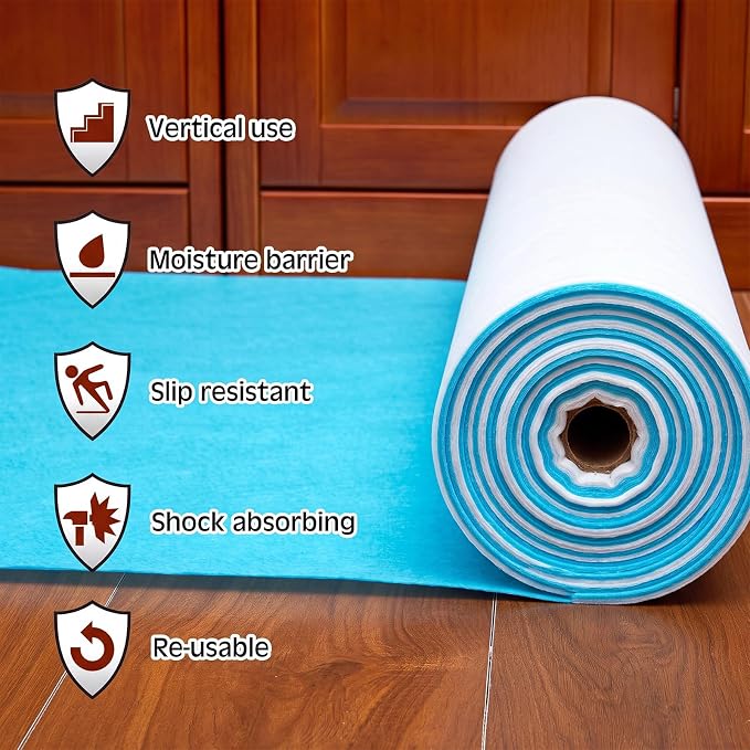 WaterproofAnti-Slip Self-Adhesive Carpet，Floor Protection, 147 Feet - Image 4