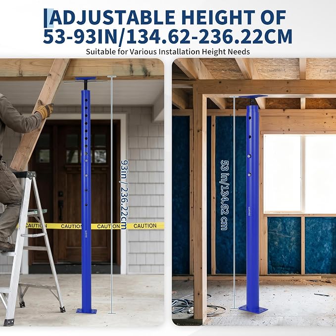 53"-93"Jack Post Adjustable House Jacks - Image 3
