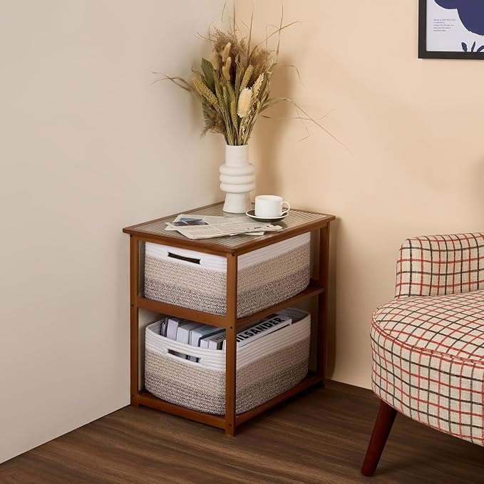 MiniArk Large Storage Baskets for Organizing, Baby Nursery, Toy Bins Box - Image 8