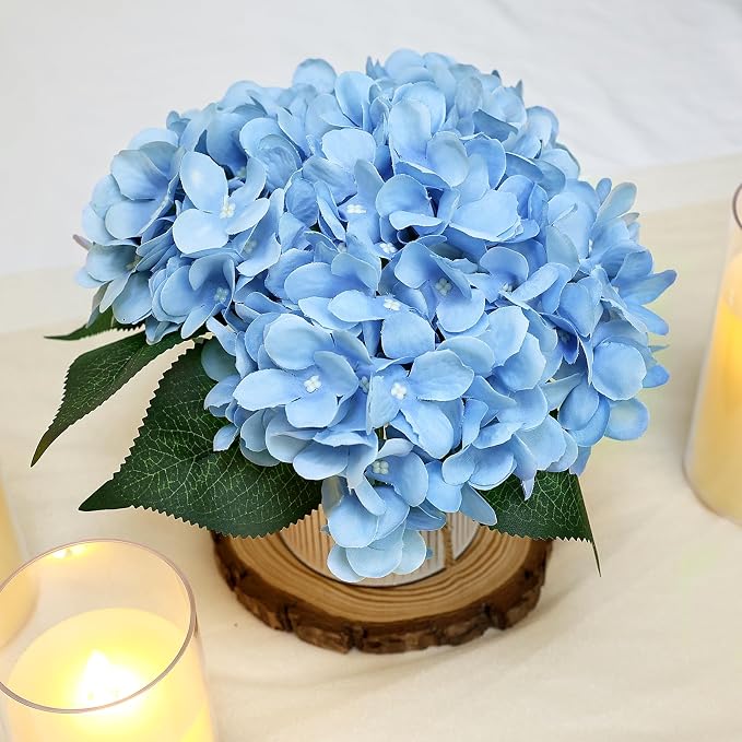 Pastel Blue Flower Table Centerpieces - Image 5