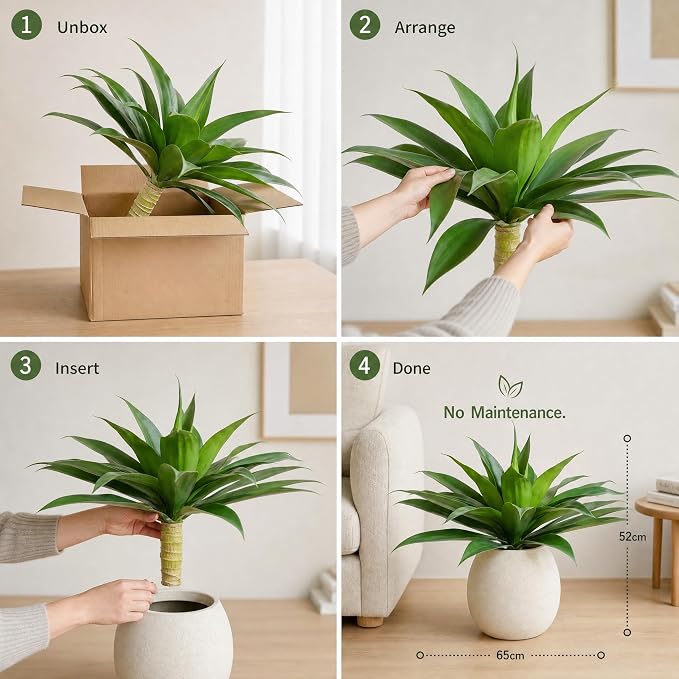 Ttranewsoo Artificial Outdoor Agave Plant - Image 9