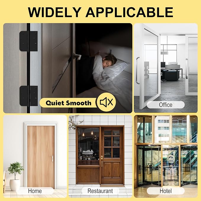 6 Pack 4 Inch Heavy Duty Door Hinges, Stainless Steel, Square and 5/8'' Radius - Image 5