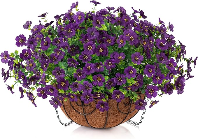 Artificial Fake Hanging Plants Flowers - Image 2