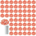 AVIVIHO 65pcs Fake Flowers Terracotta Hydrangea Artificial Flowers Bulk Silk by Aviviho