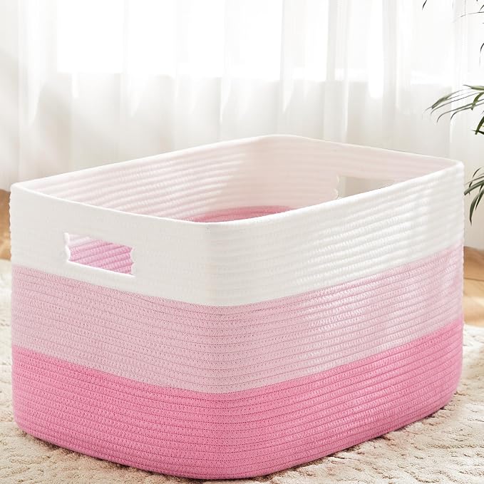 Artfeel Blanket Basket, Rectangle Woven Baskets by Artfeel