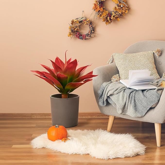 Velener Fall Fake Agave Artificial Plant, Unpotted Faux Agave Stems Plant - Image 8
