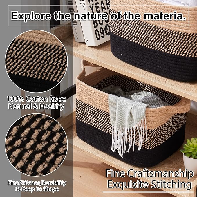 OIAHOMY Storage Basket, Woven Baskets - Image 8