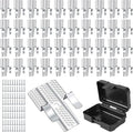 Drywall Repair Clips, Stainless Steel Wall Patch Kit, Fits 1/2" and 5/8" Panels by SAVEPECOMMERCE