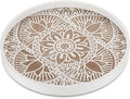 Hanobe Round Boho Decorative Tray by Hanobe