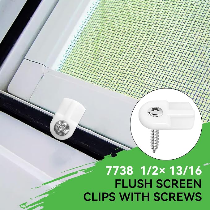 30 Pack Window Screen Clips, L 5766 Flush Window Screen Holder Clips - Image 4