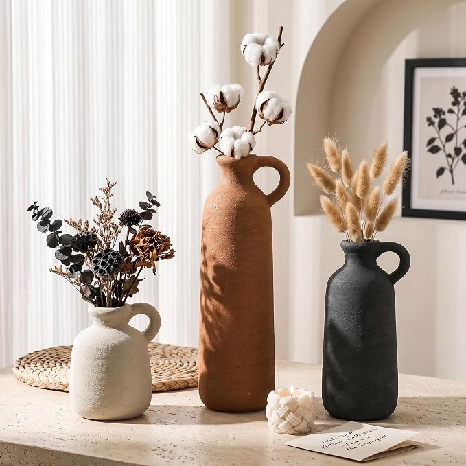 Ceramic Vase Set, Decorative Vases - Image 7