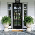 KOL Planters Flower Pots, Plastic Urn Planters by KOL