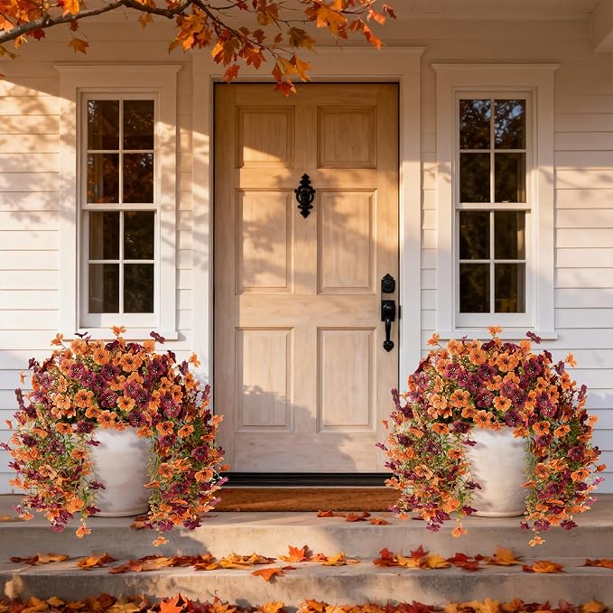 ZFProcess Artificial mums for Outdoors - Image 4