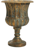 Worth Garden 24.5" H. Metal Urn Planters 1-Pack by WORTH