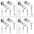 Bifold Door Hardware Repair Kit by BUNDONI
