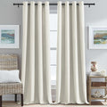 H.VERSAILTEX Soft Faux Linen Curtains 108 Inches Long by HVERSAILTEX