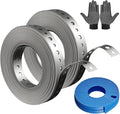Metal Pipe Strap, 3/4 inch, 100 FT, Galvanized Hanger Strapping by Yucime