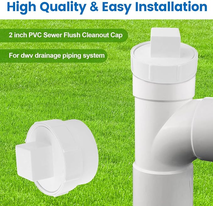 2" PVC Sewer Cleanout Adapter - Image 6