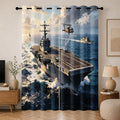 Aircraft Carrier Blackout Curtains by Unknown