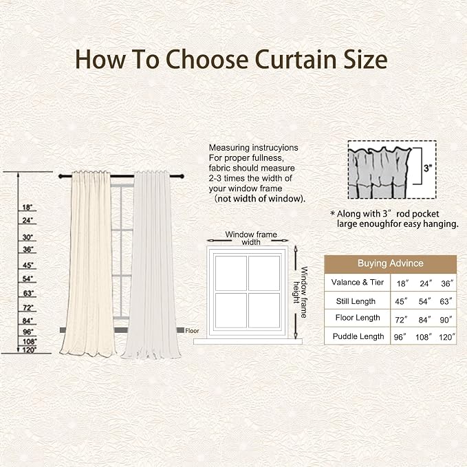 Sutuo Home Boho Lace Sheer Curtains 2 Panels - Image 7
