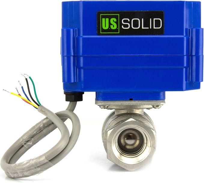 U.S. Solid 1/2" Motorized Ball Valve by USSolid