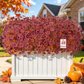 Alupssuc 48 Bundles Artificial Fall Flowers, UV Resistant Faux Mums Porch | by Alupssuc