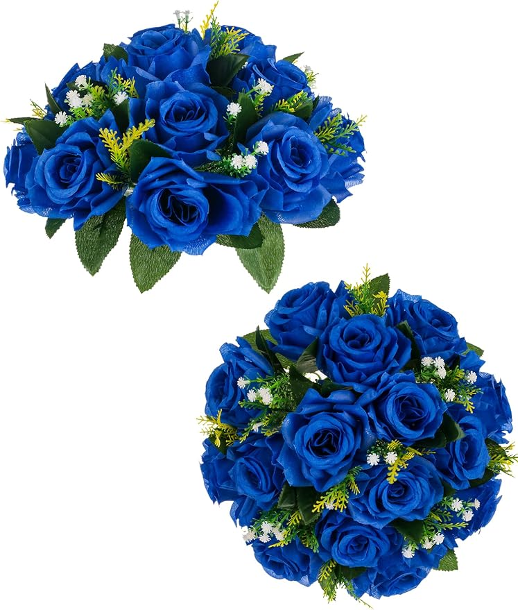 BLOSMON Blue Flowers Artificial by Blosmon
